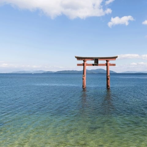 Lake Biwa Floating Torii