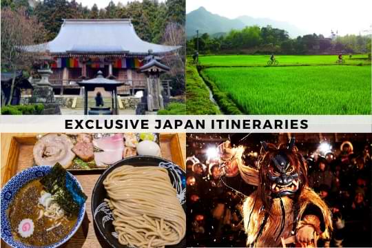 Japan itineraries mobile header